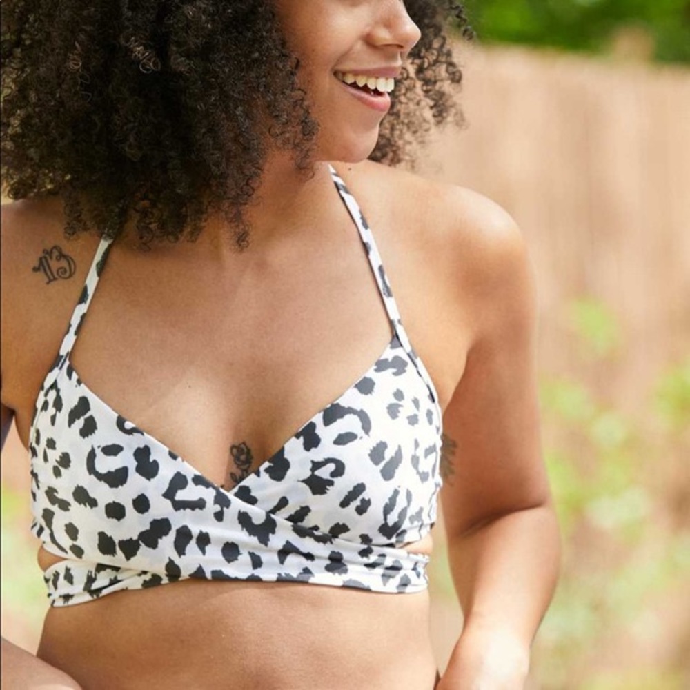 Aerie Wrap Halter Bikini Top